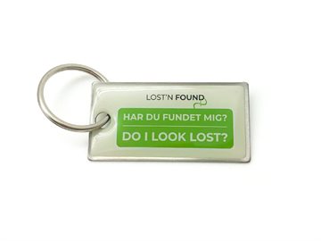 Lost'N Found - QR-tag til nøglebundtet 