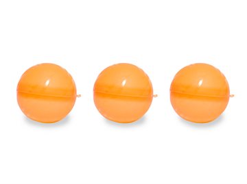 3 stk. genanvendelige vandballoner i orange